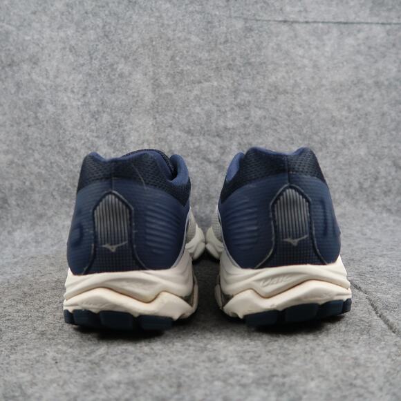 Mizuno Shoes Women 9 Athletic Trainer Wave Inspire 16 Running Sport Sneaker Blue - Picture 6 of 15